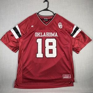 Colosseum Oklahoma Sooners Jersey Size XXL Football #18 Maroon Athletics NCAA